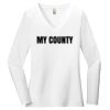 District Women's Very Important Tee ® Long Sleeve V Neck Thumbnail